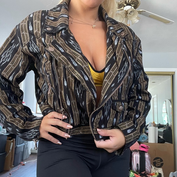 URBAN OUTFITTERS Size Large Fall Aztec Jacket - Picture 3 of 7